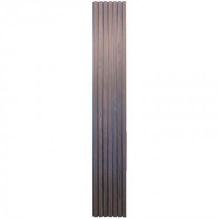 Дизайнерские реечные панели Hedonism wood Noire Thermo (черная основа), 2550х385 мм